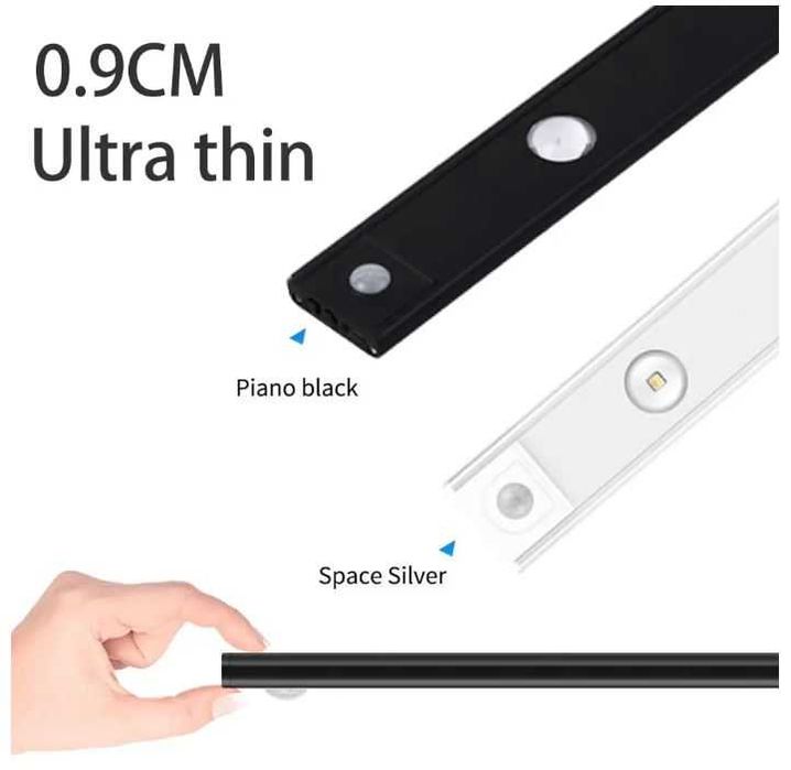 Беспроводной светодиодный светильник с датчиком движения 60 см 4 лампы