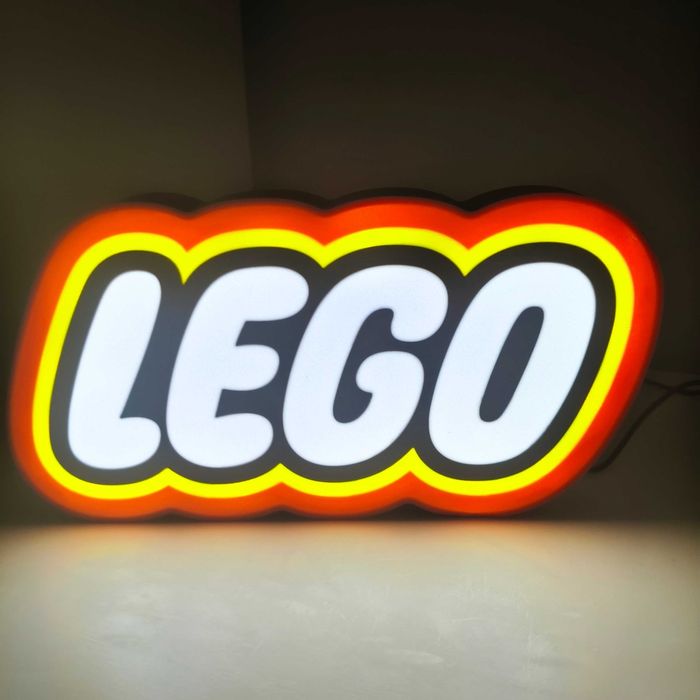 Candeeiro luz de presença LED Lego com interruptor e ligação USB