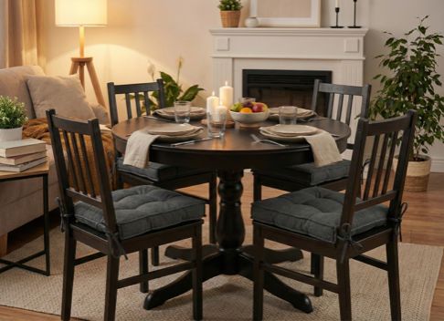 PROMOCJA -10% Poduszka ogrodowa 45 x 45 x 9 szara szary