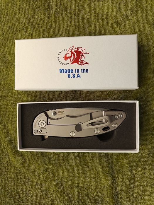 Брелок компактний EDC Hinderer XM-18 titanium