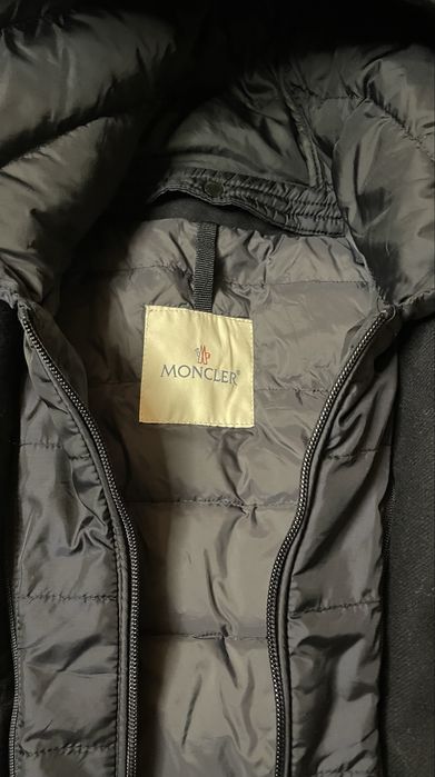 Moncler мужская шерстяная с кашемиром (пух/перо) куртка, оригинал