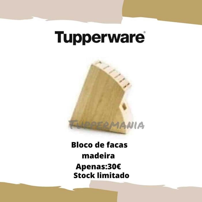 Artigos tupperware em promoção