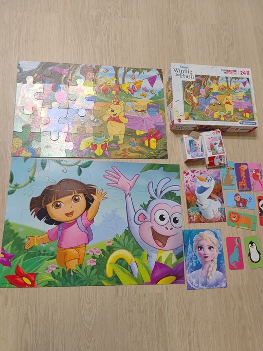 Zestaw puzzli puzzle duży format dla dziewczynki