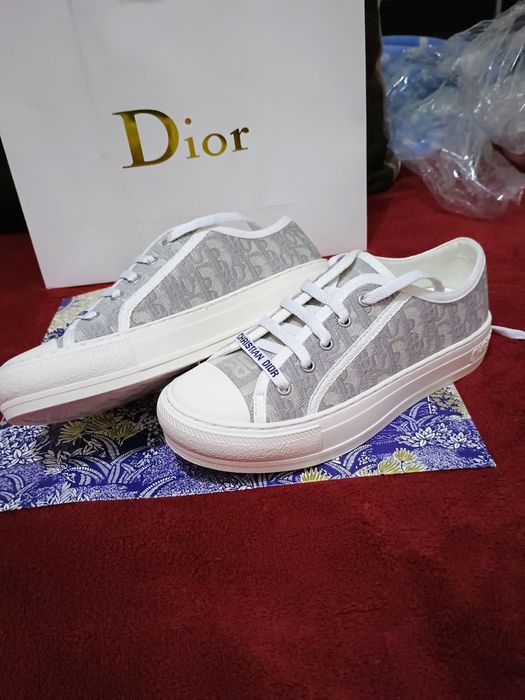 Кеди Dior Christian Dior кеди жіночі Dior кеды женские Dior сірі