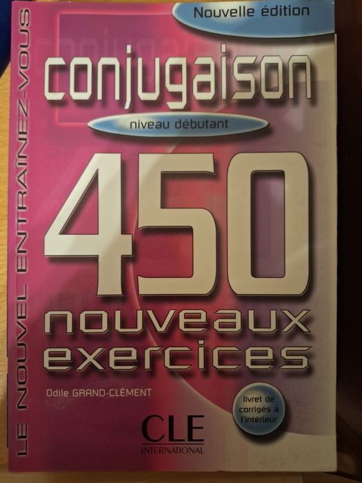 Manual "Conjugaison: 450 nouveaux exercices, niveau débutant"