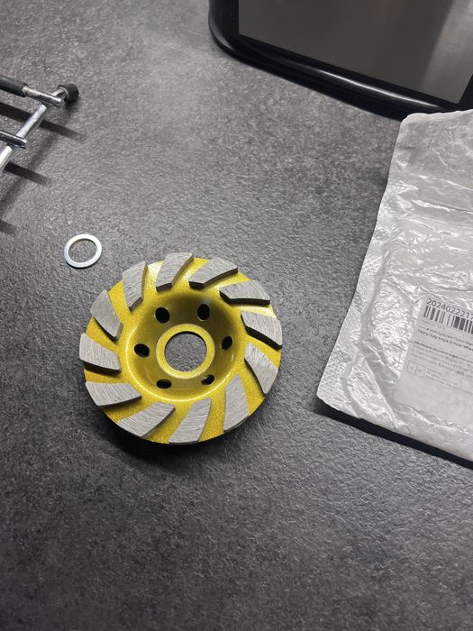 Алмазний диск для шліфування мармуру, бетону, камʼяної кладки 100 мм