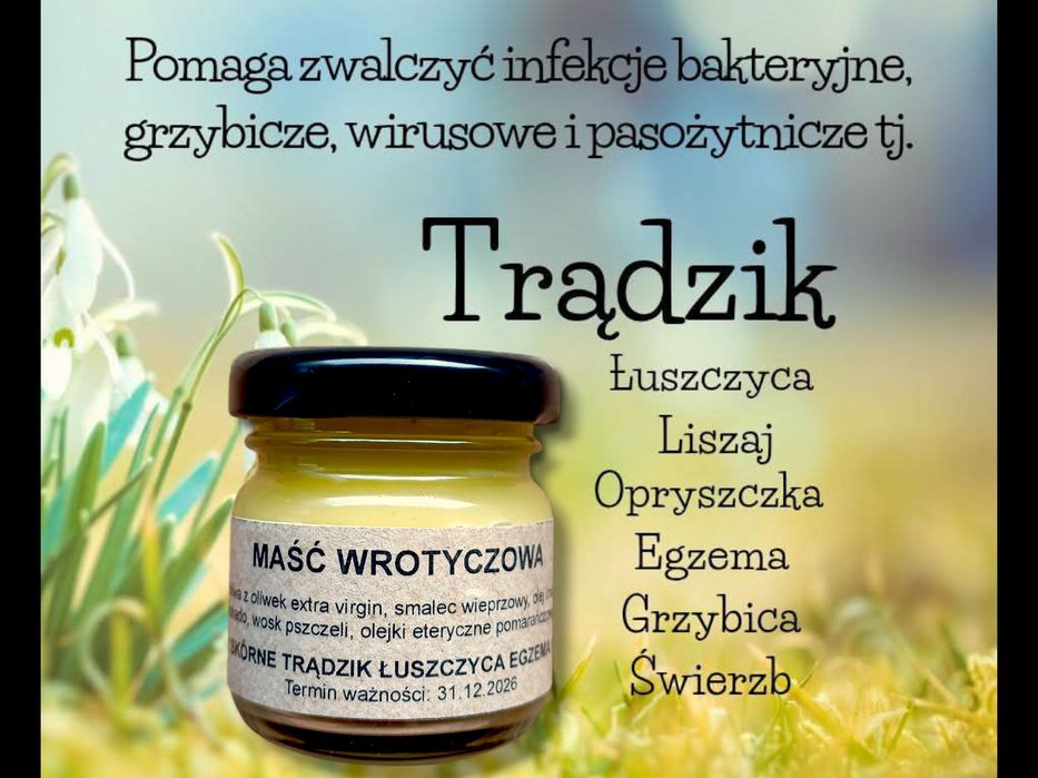 Maść wrotyczowa- na trądzik, na problemy skórne