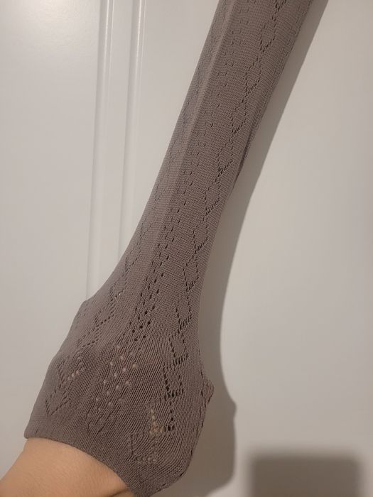Legginsy rajstopowe Calzedonia r. 1/2 do połowy łydki ażurowe nowe