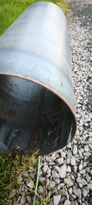 Tuleja metalową pług, przepust, 120x51cm 4mm grubości