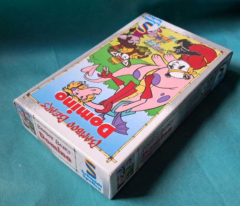 Domino obrazkowe Bambusowe Misie od Schmidt Spellen lata 90.