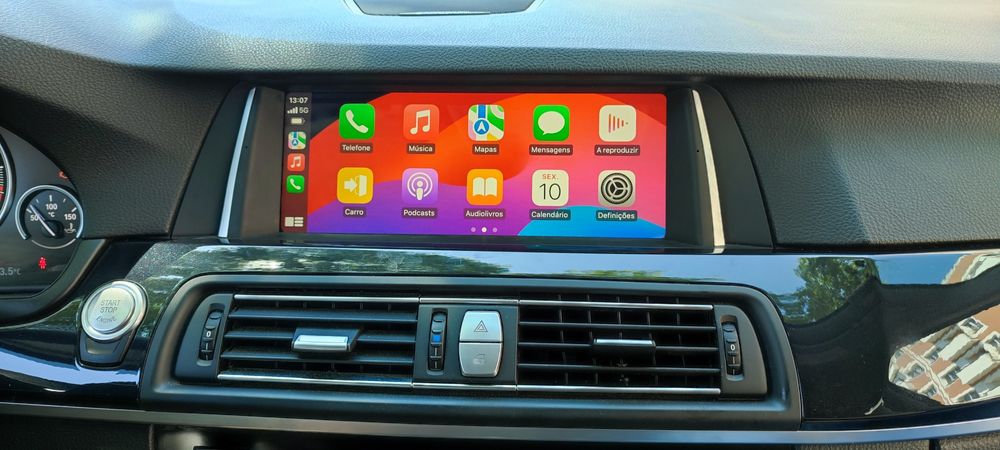 Monitor Android BMW GPS série 5 F10 F11 e60 E65 Carplay & Android Auto