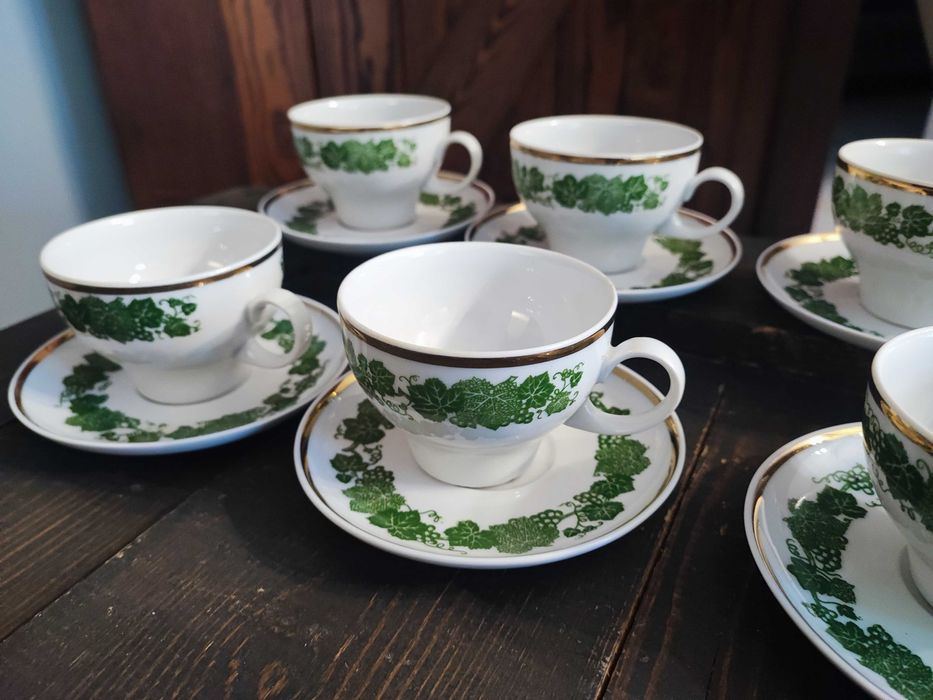 Filiżanki liść winogronu Kahla