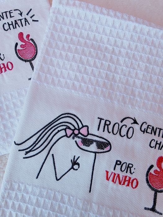 Pano bordado personalizado