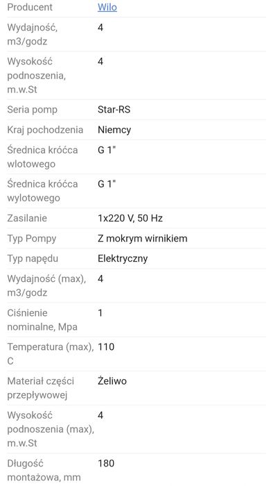 Pompa Wilo STAR RS25/4