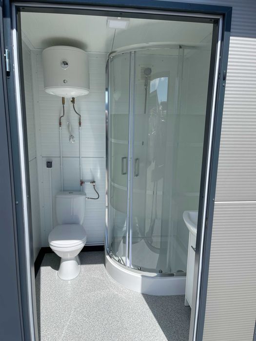 Toaleta łazienka WC altanka domek letniskowy sauna kontener pawilon