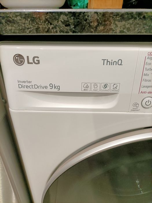 Máquina lavar roupa LG 9Kg