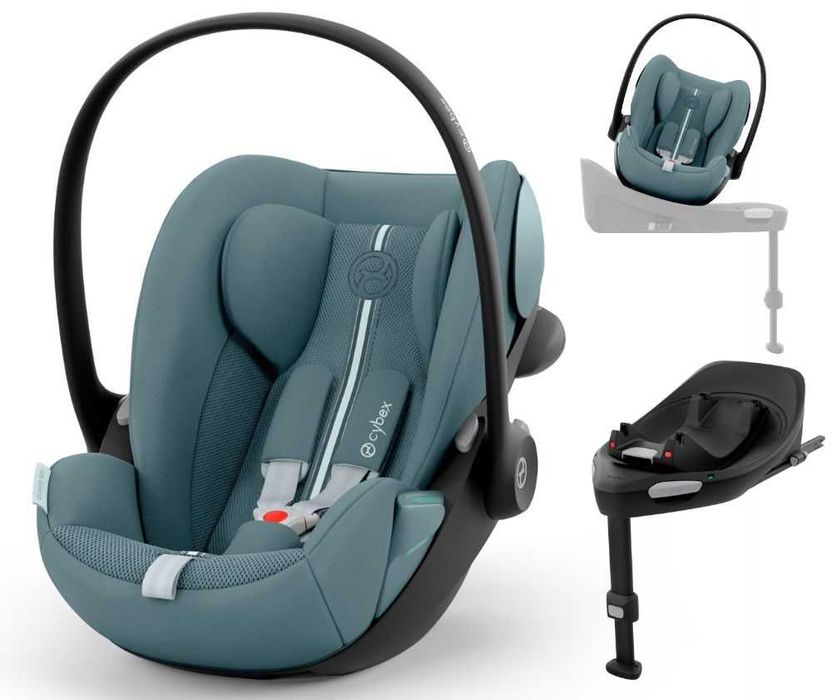 Cybex Cloud G3 fotelik dla niemowlaka z bazą ISOFIX | Stormy Blue Plus