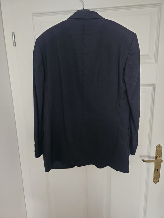 Pierre Cardin granatowa meska marynarka z kamizelka 46