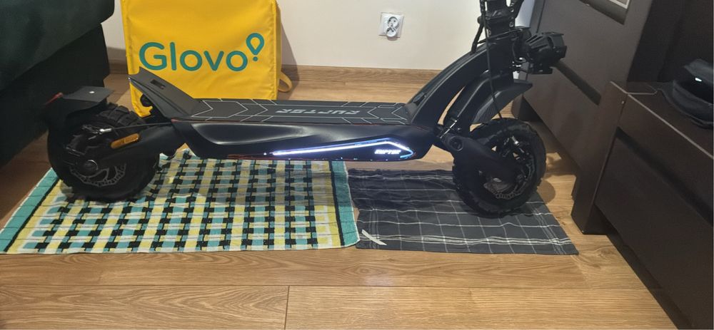 Hulajnoga elektryczna RUPTOR R3 V4 85km 800W Hamulce hydrauliczne 10" Czarny