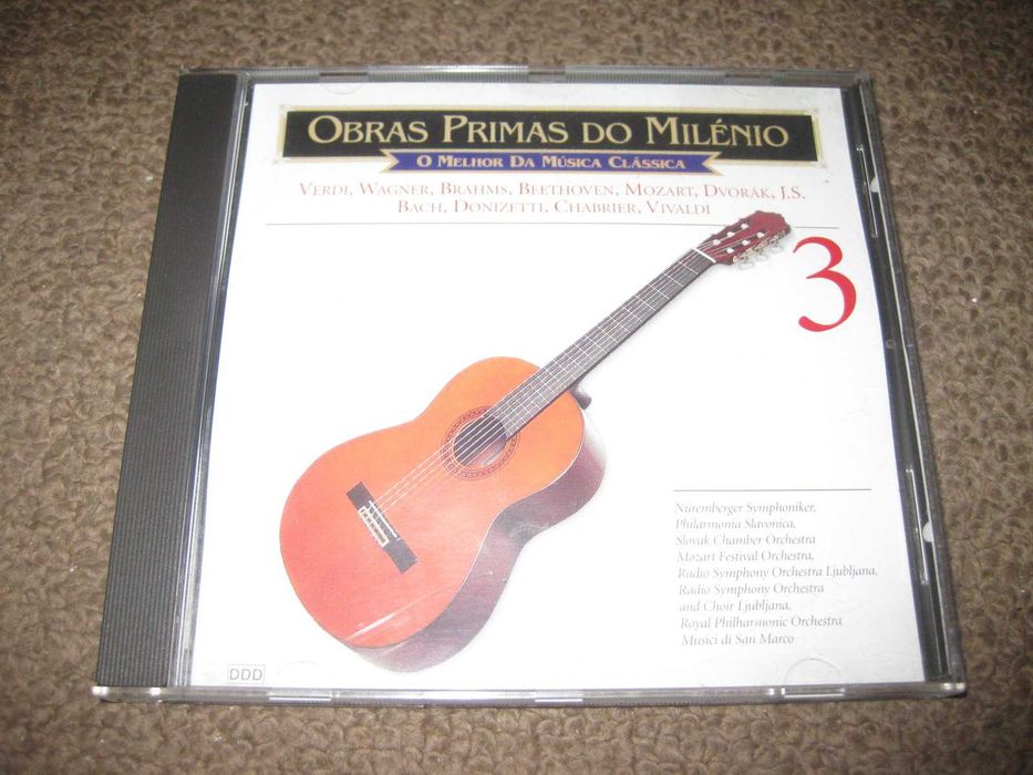 CD"Obras Primas do Milénio: O Melhor da Música Clássica" Portes Grátis