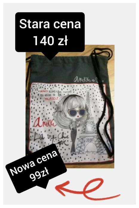 worek plecak Anekke Couture stan bdb