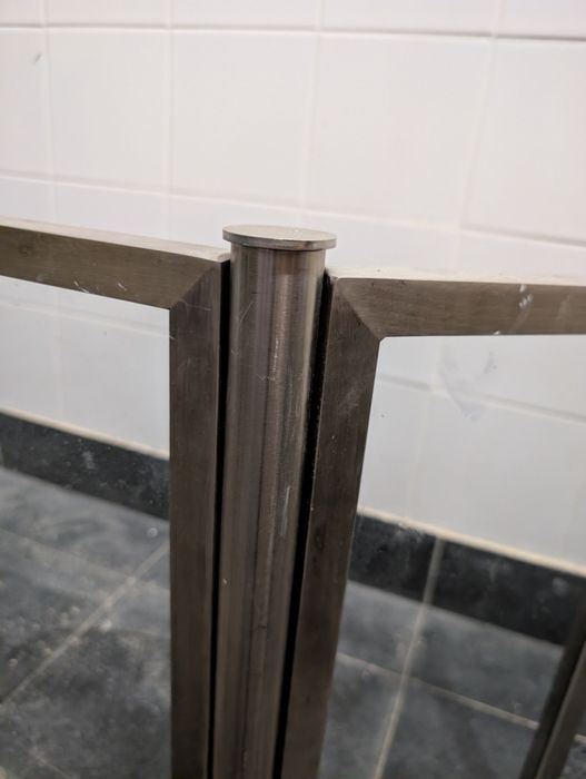 Frente lareira aço inoxidável