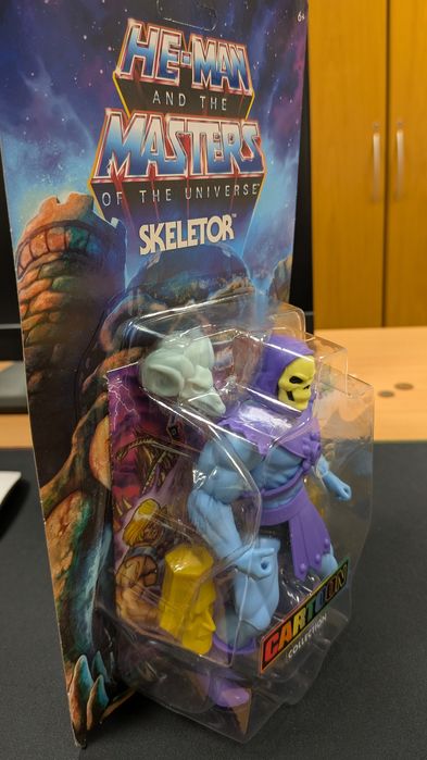 Masters of The Universe Skeletor Cartoon - Figura Nova e selada