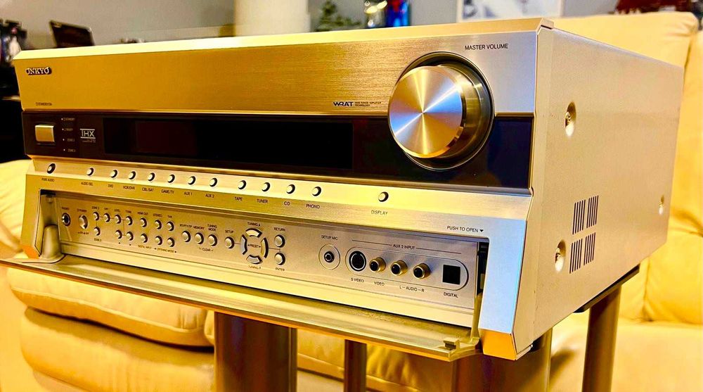 ONKYO TX-SR805 | AV Receiver THX Ultra2 HDMI | construção de referência 23 kgs! | c/ novo
