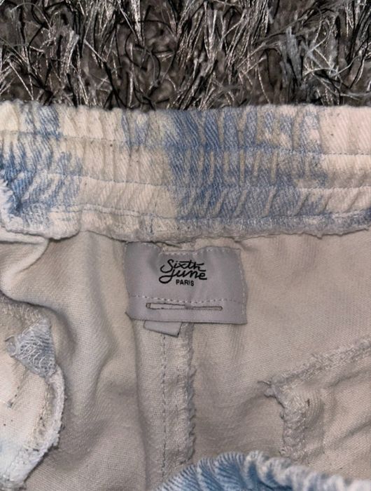 Sixth June SKY STRAIGHT PANTS Bojówki blue