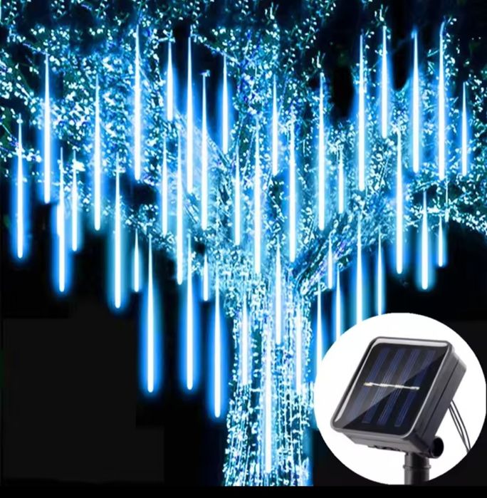 Гірлянда світлодіодна вулична Метеоритний дощ «Тануть Бурульки» 8 шт.