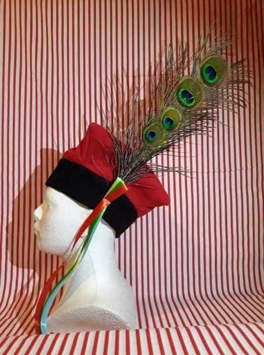 4 czapka krakowska krakuska rogatywka ludowa folk