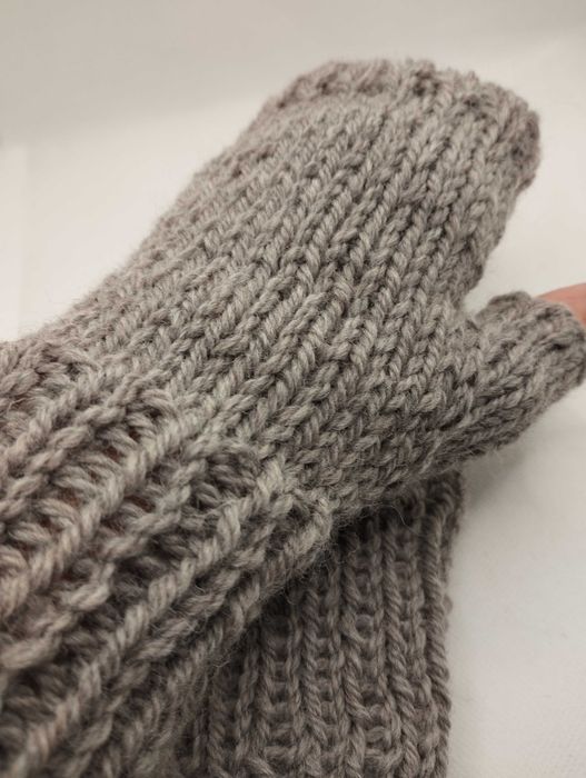 Mitenki, rękawiczki bez palców, rękodzieło, 100% wełna