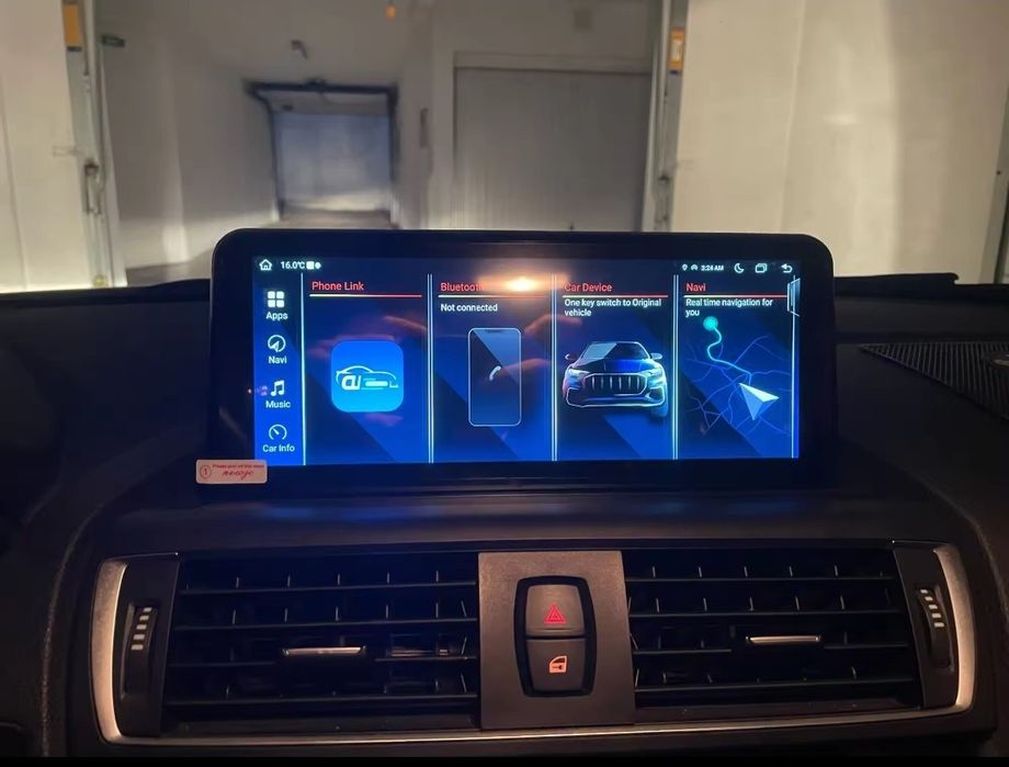 Tela Android 14 com GPS BMW F20 F21 F22 F23 (Artigo Novo)