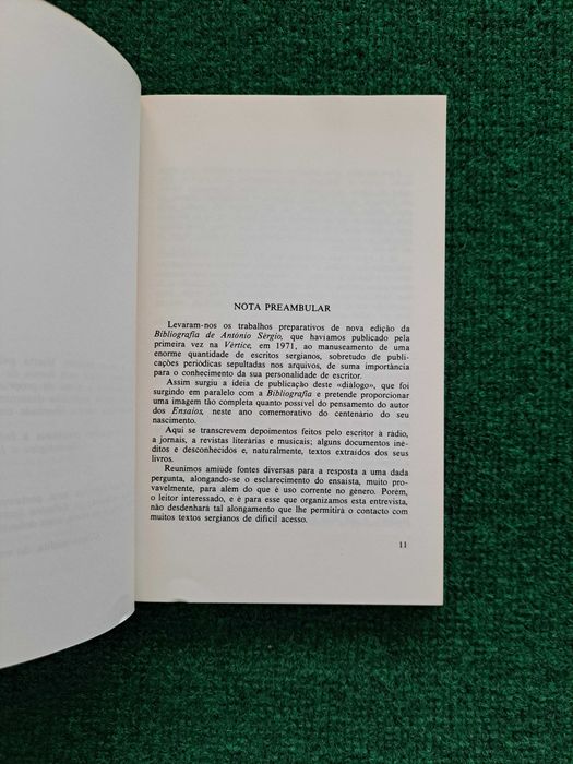 Diálogo com António Sérgio (1.° Edição) - A. Campos Matos