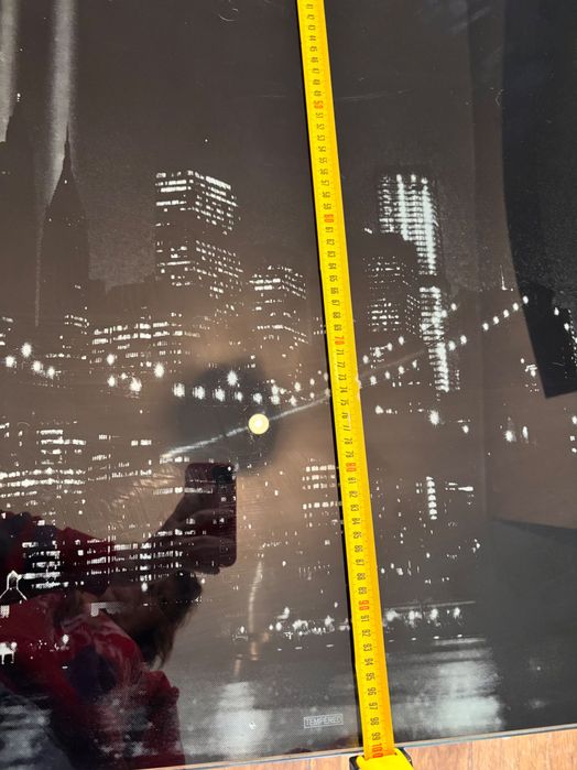 Tempered Glass Square Dining Table (100x100 cm)64738684231810122