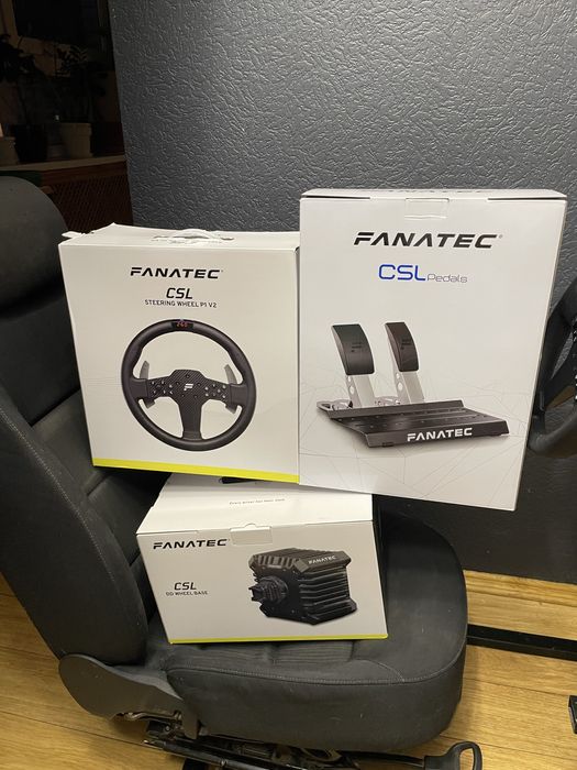 Ігровий кокпіт (Sim Racing Setup) + Fanatec CSL DD (5Nm)