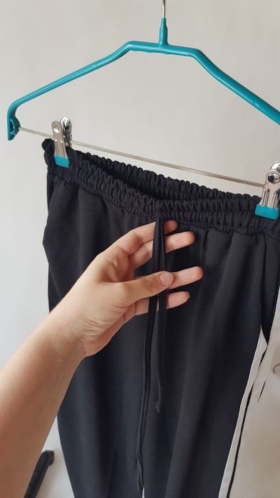 Спортивні широкі штани з лампасами y2k у2к