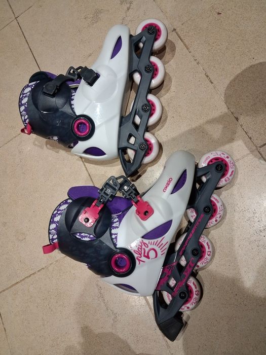 Patins em linha em excelente estado