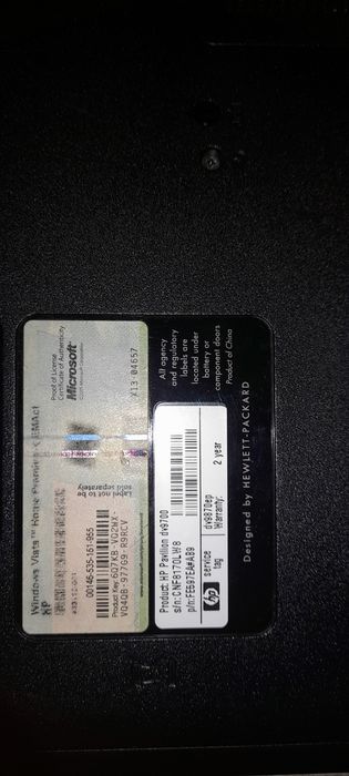 VENDO Portátil HP Pavilion dv9870ep – PARA DESOCUPAR