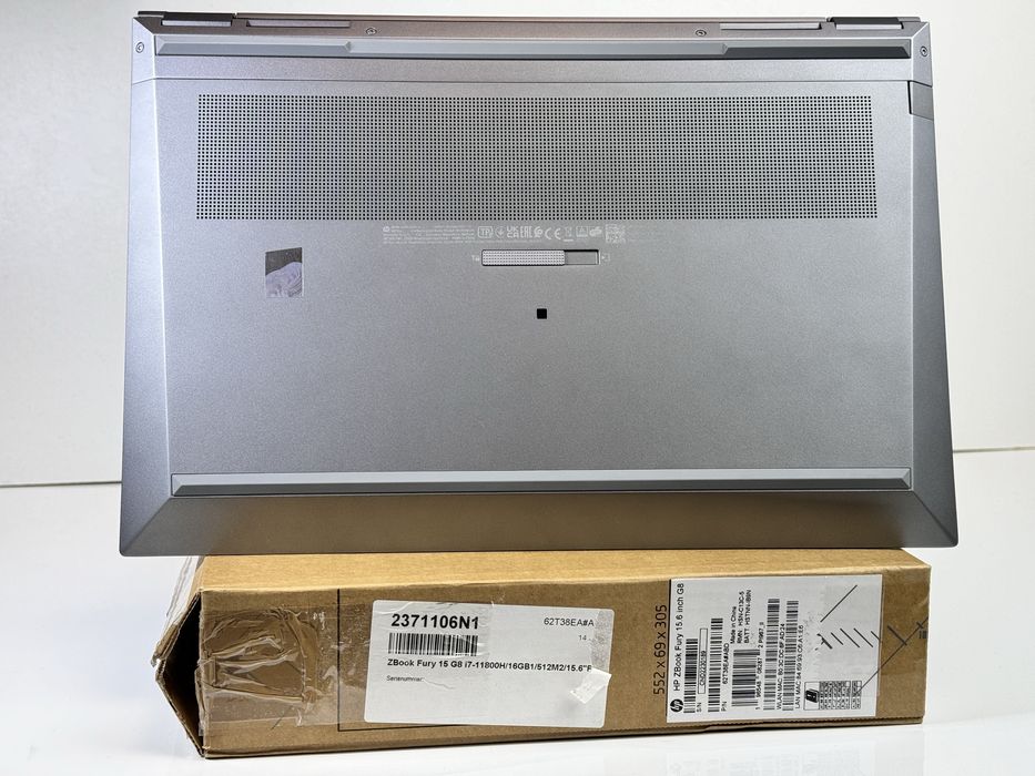 Новий Інженерний Ноутбук HP ZBook Fury 15 G8 15,6 дюйма 16GB/512GB