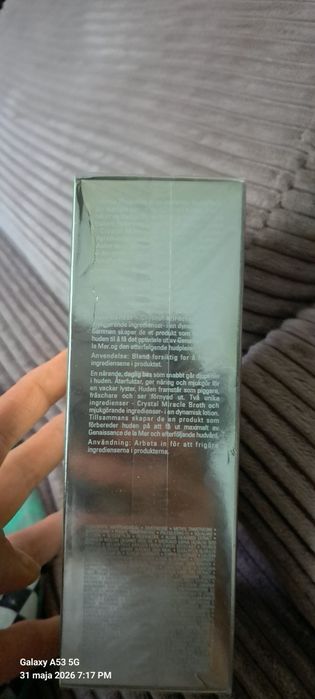 La Mer infused lotion