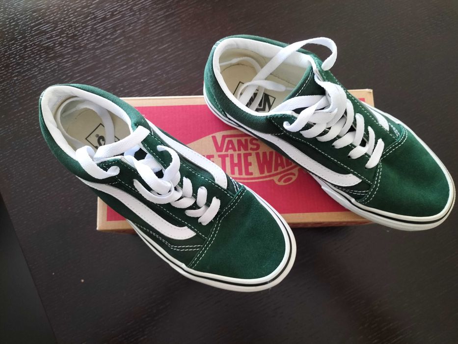 Sapatilhas Vans de cor verde