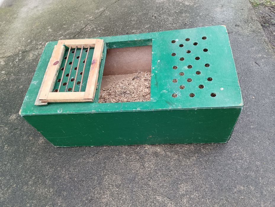 Mniejsza skrzynka do przewozu gołębi pocztowych