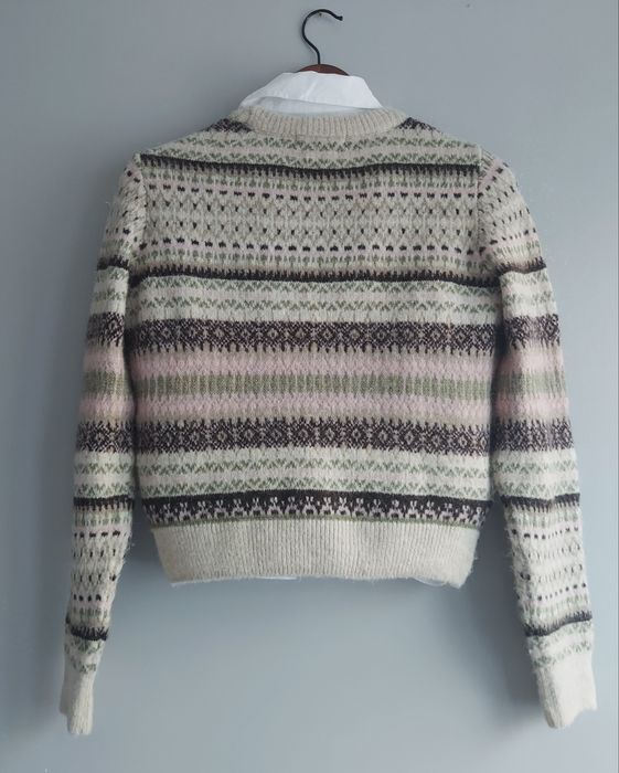 Mango puszysty miękki sweter z wełna