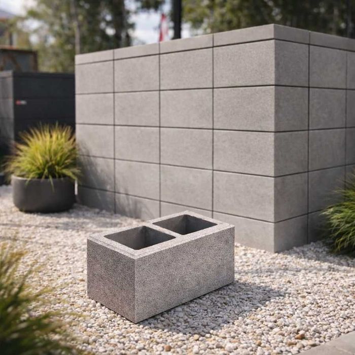 Pustak ogrodzeniowy 40x20x20 PRO+ midi szary