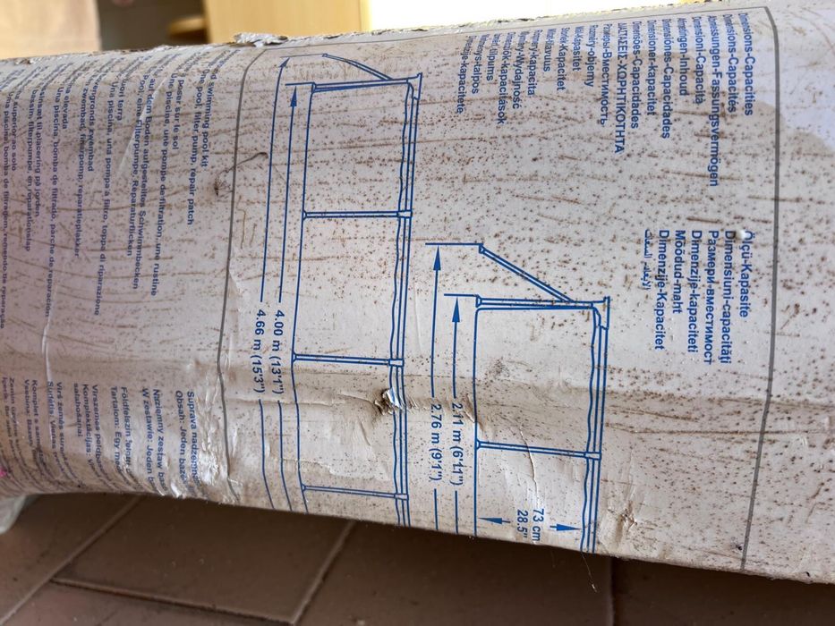 Duas Piscina Bestway  5.700l