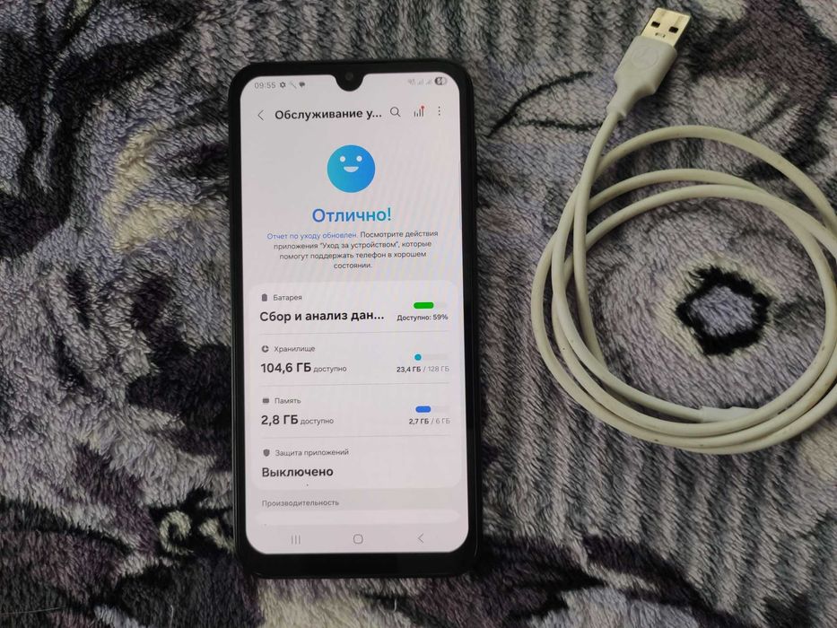 Samsung Galaxy A24 A245F- 6/128GB Black , NFC, Amoled 90 гЦ , як новий