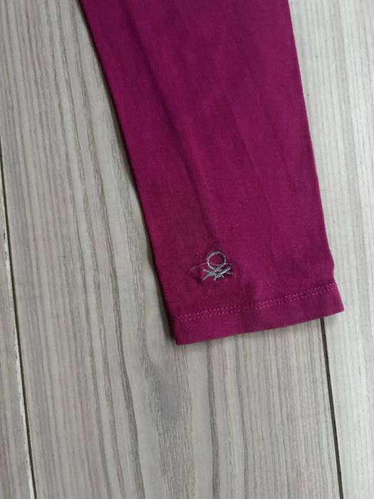 Różowe legginsy 104/110 Benetton