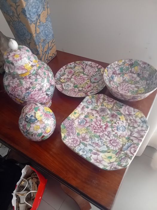 Várias peças de loiça chinesa, meados sec.xx