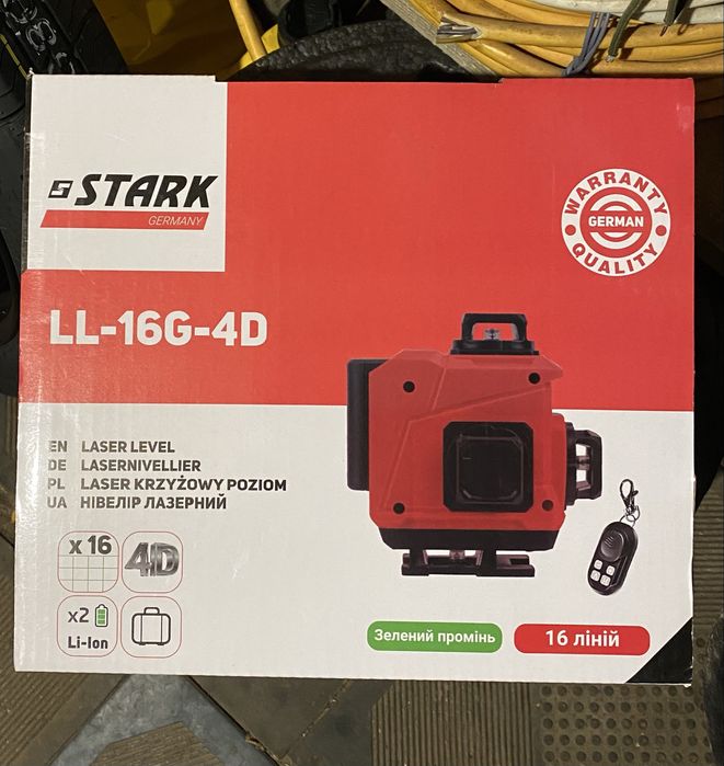 Лазерний нівелір Stark LL-16G-4D